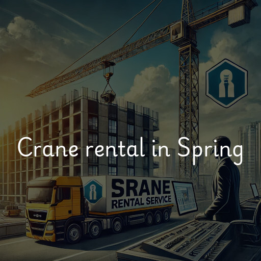 Crane rental in Spring