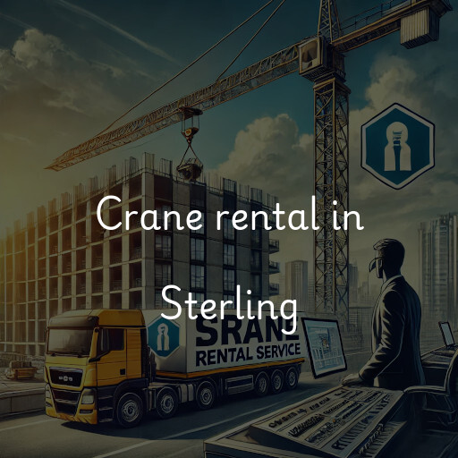 Crane rental in Sterling