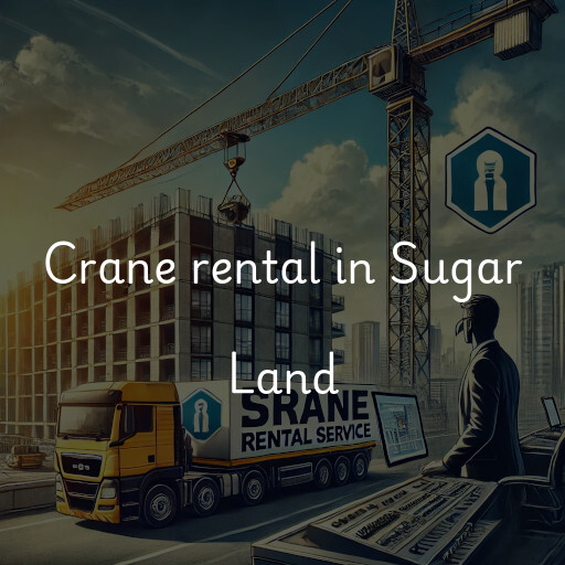Crane rental in Sugar Land