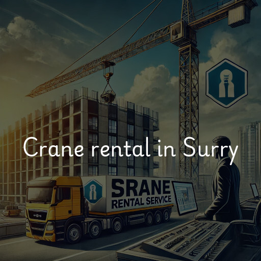 Crane rental in Surry