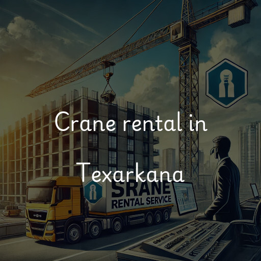 Crane rental in Texarkana