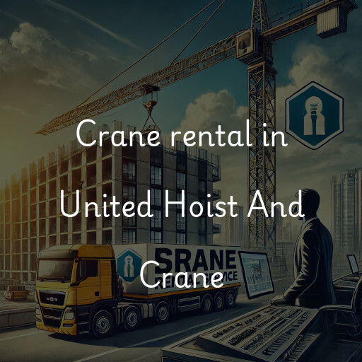Crane rental in United Hoist And Crane