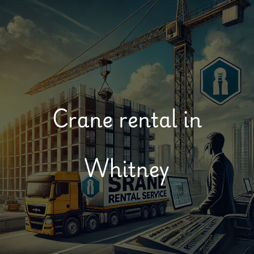 Crane rental in Whitney