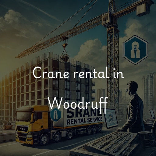 Crane rental in Woodruff