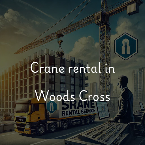 Crane rental in Woods Cross