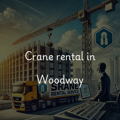 Crane rental in Woodway